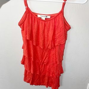 Girls S Forever 21 ruffled cami shirt